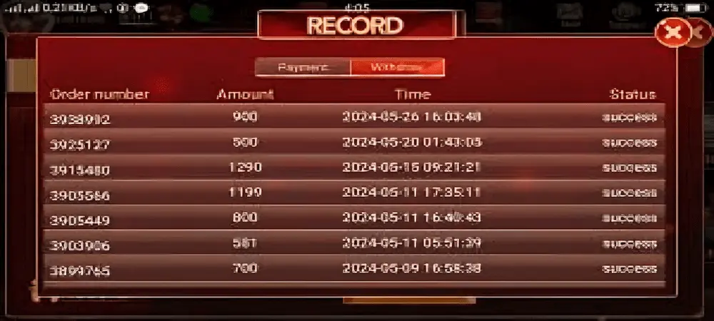 3 patti blue withdraw